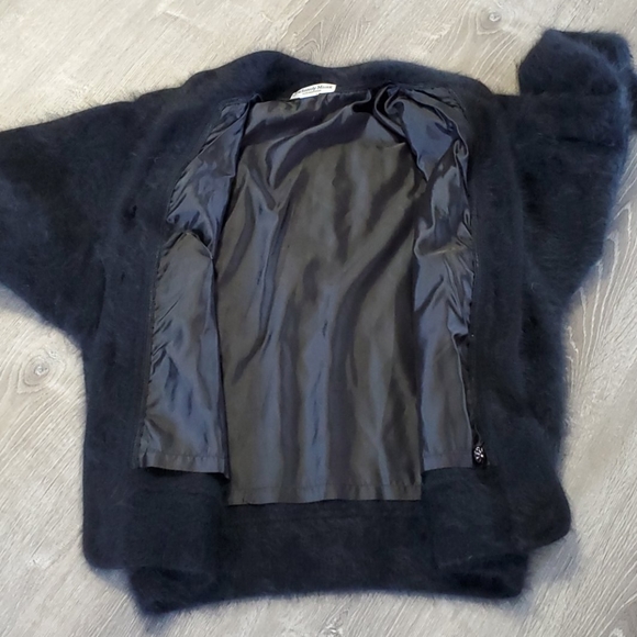 Vintage Exclusively Misook International cardigan kimono sleeve button down - Picture 7 of 7